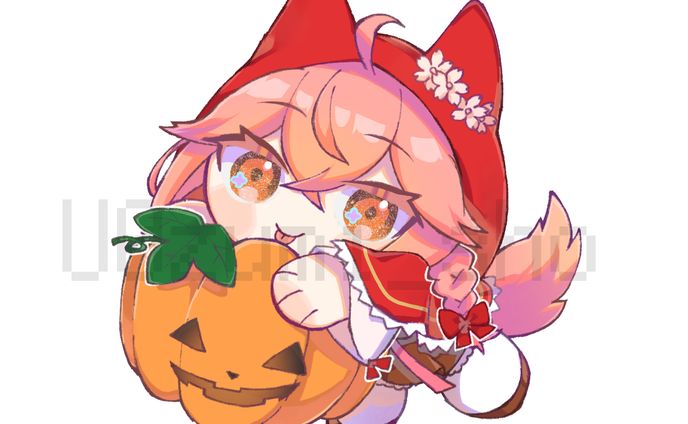 桜花やよい　ノベルティグッズイラスト