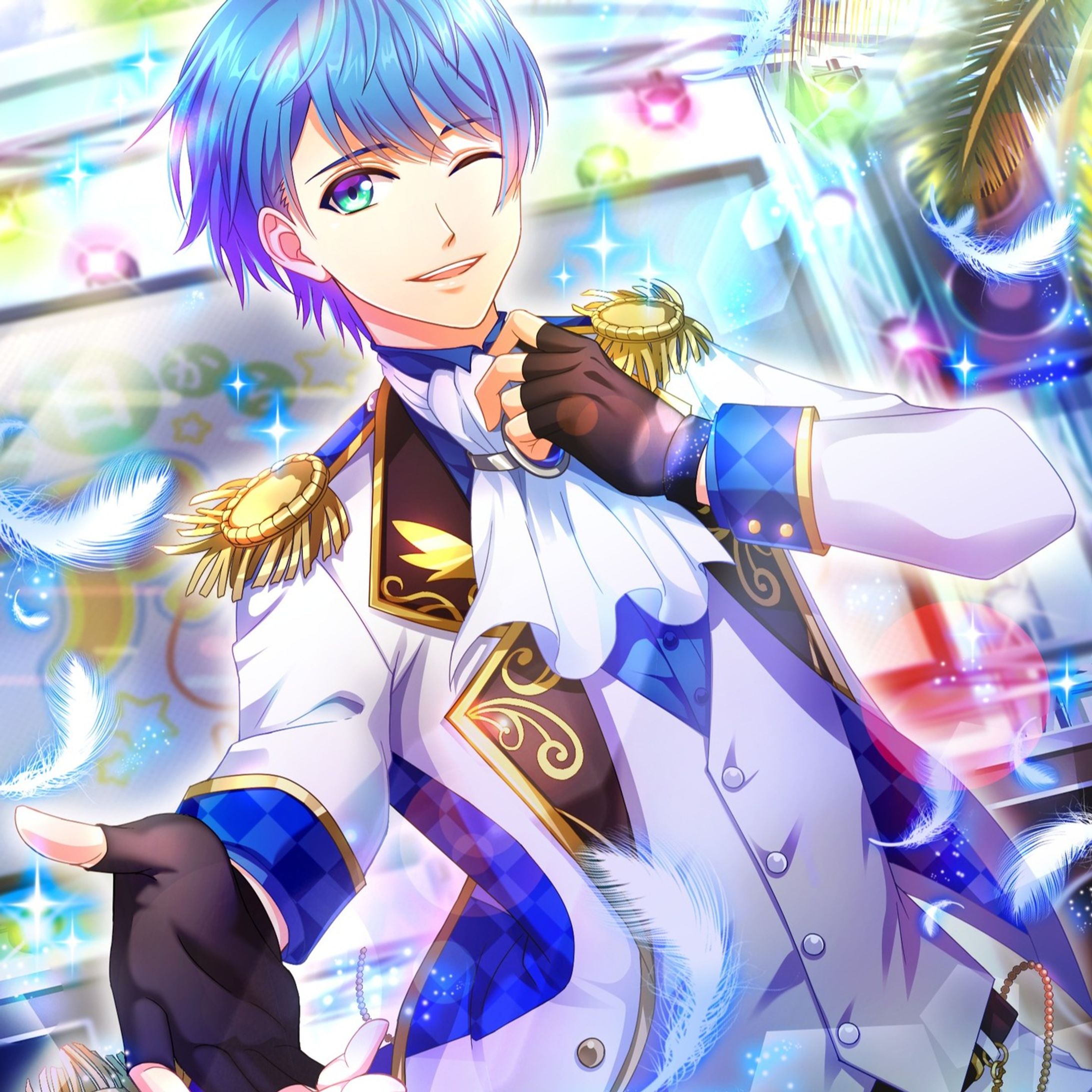 SBCG "I started to be an idol today

SBCG "今日からアイドルをはじめました！"

男性アイドルNFT・カードゲーム風イラスト

みなさん、はじめまして。このグループの青色を担当しているMINATOこと、白鳥湊です。 白鳥湊です! 今日から皆さん、よろしくお願いします！"

アイドルの衣装に身を包み、準備万端! 初めて野外ライブのステージに立つ姿を描きました。

Male idol NFT - card game style illustration

Nice to meet you all! I'm Minato Shiratori, aka MINATO, the blue color of this group. I'm Minato Shiratori! It's nice to meet you all starting today!"

He is dressed in an idol costume and is ready to go! I drew him standing on the outdoor live stage for the first time.

#NFT #nftart #NFTCommunity #AnimeNFT #NFTjapan #opensea #NFTAsia #NFTJPN
#oc
#創作男子
#創作　#イケメン　#イラスト　#立ち絵　#イラストレーター　#illustrator　
#美男子　#美少年　#イラスト
#イラスト好きな人と繋がりたい 
#女性向け 
#アイドル 
#eht

#그림 #그림스타그램 #드로잉 #일러스트 #일러스트레이터 #캐릭터 #낙서-1