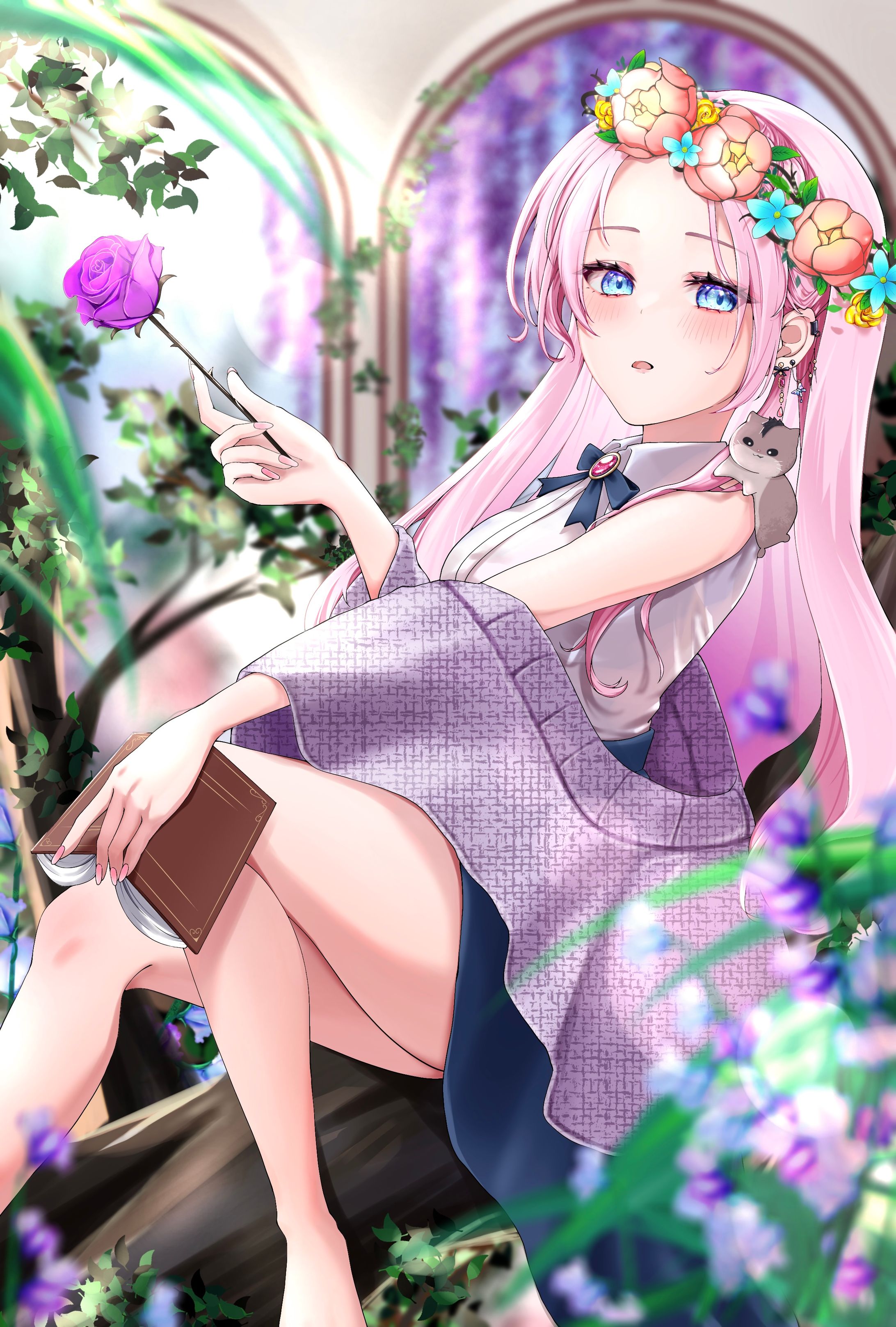 更級彩羽様 1.5周年記念イラスト-1