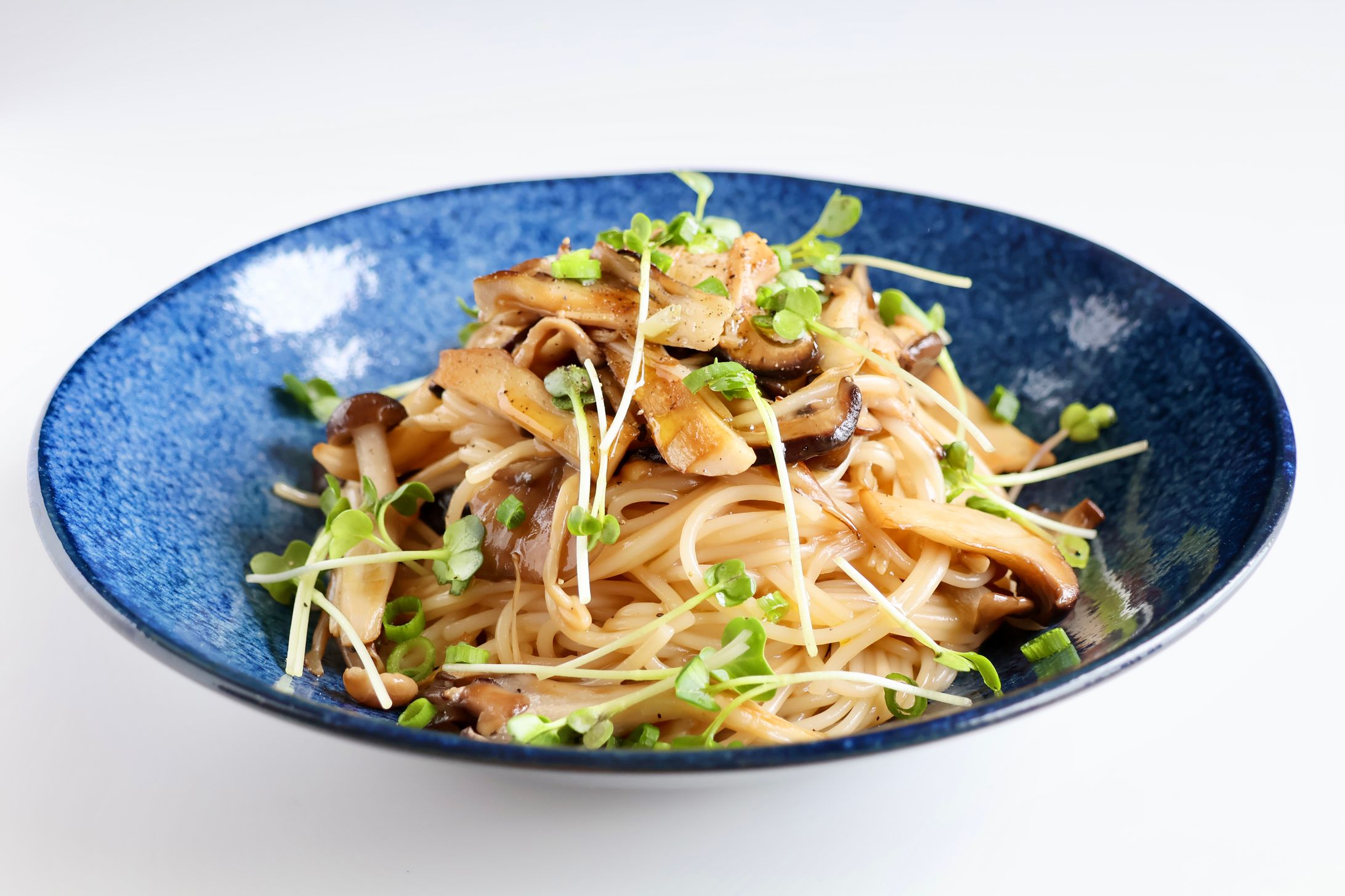 きのこの和風パスタ-1