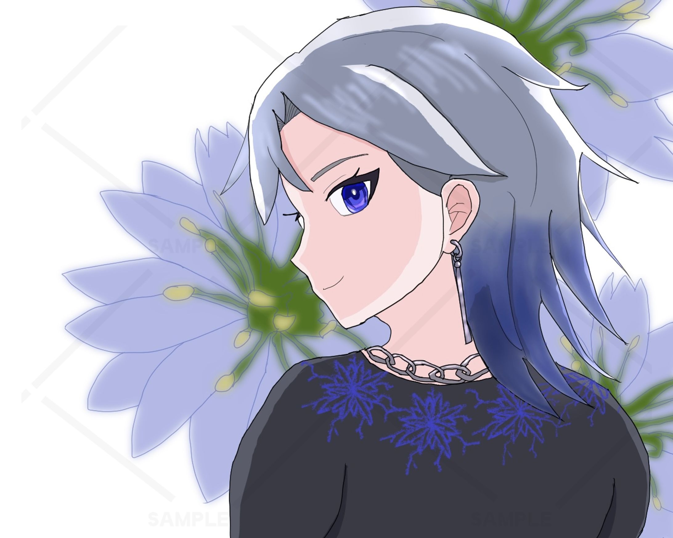 花に向かって-1