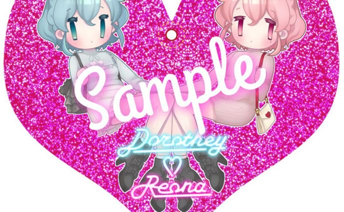 アクリルキー用イラスト