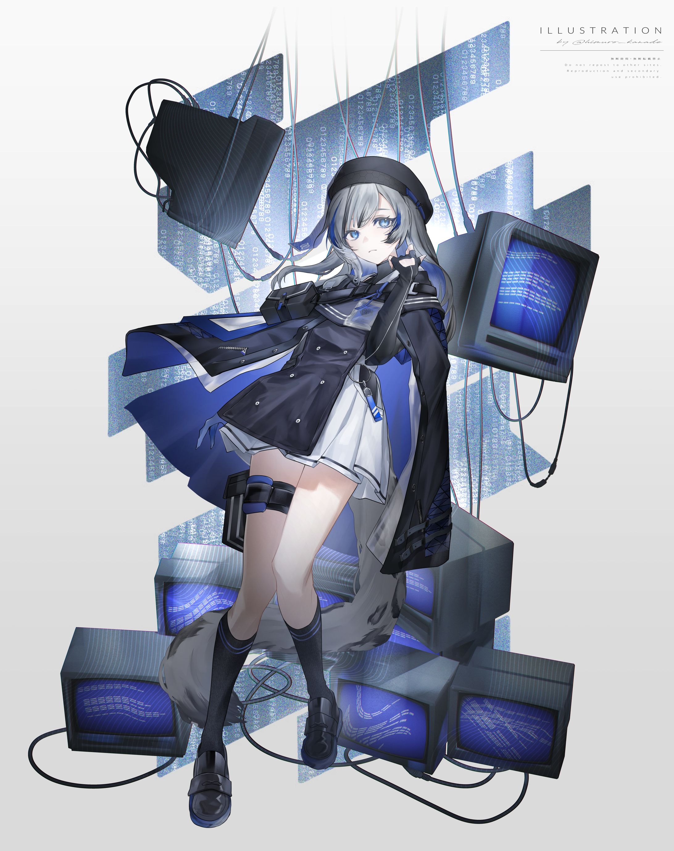 【自主制作】氷室カナデ キービジュアルイラスト-1