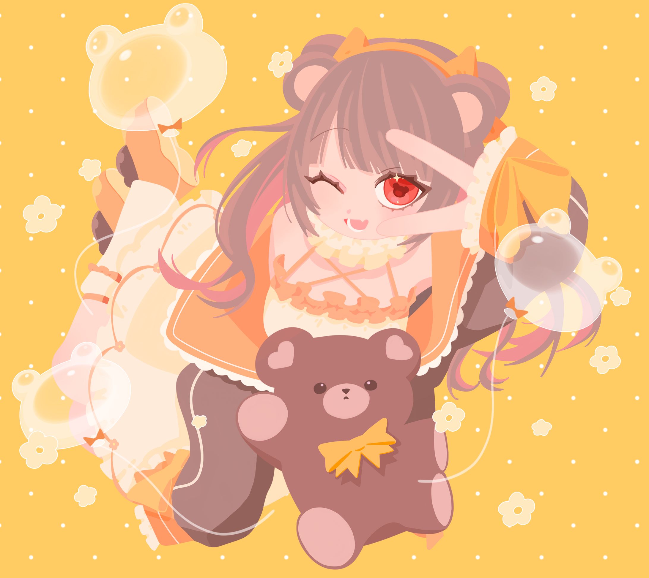 【commission】２周年記念イラスト-1