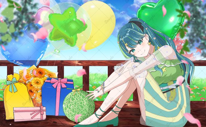 花賀宮明都綺 様　周年イラスト