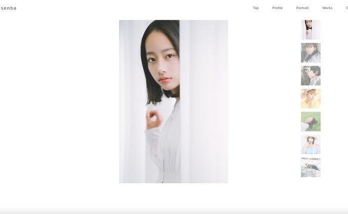 フォトグラファー仙波祐斗様　ポートフォリオサイト