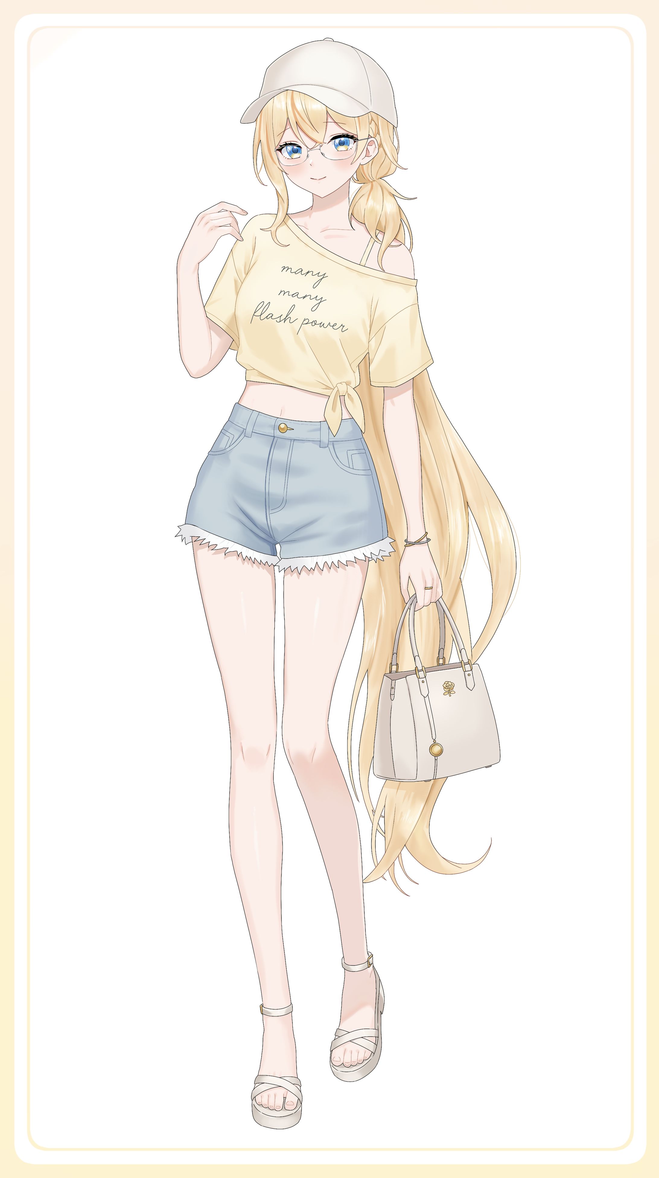 クレール・フルール様　私服立ち絵イラスト-1