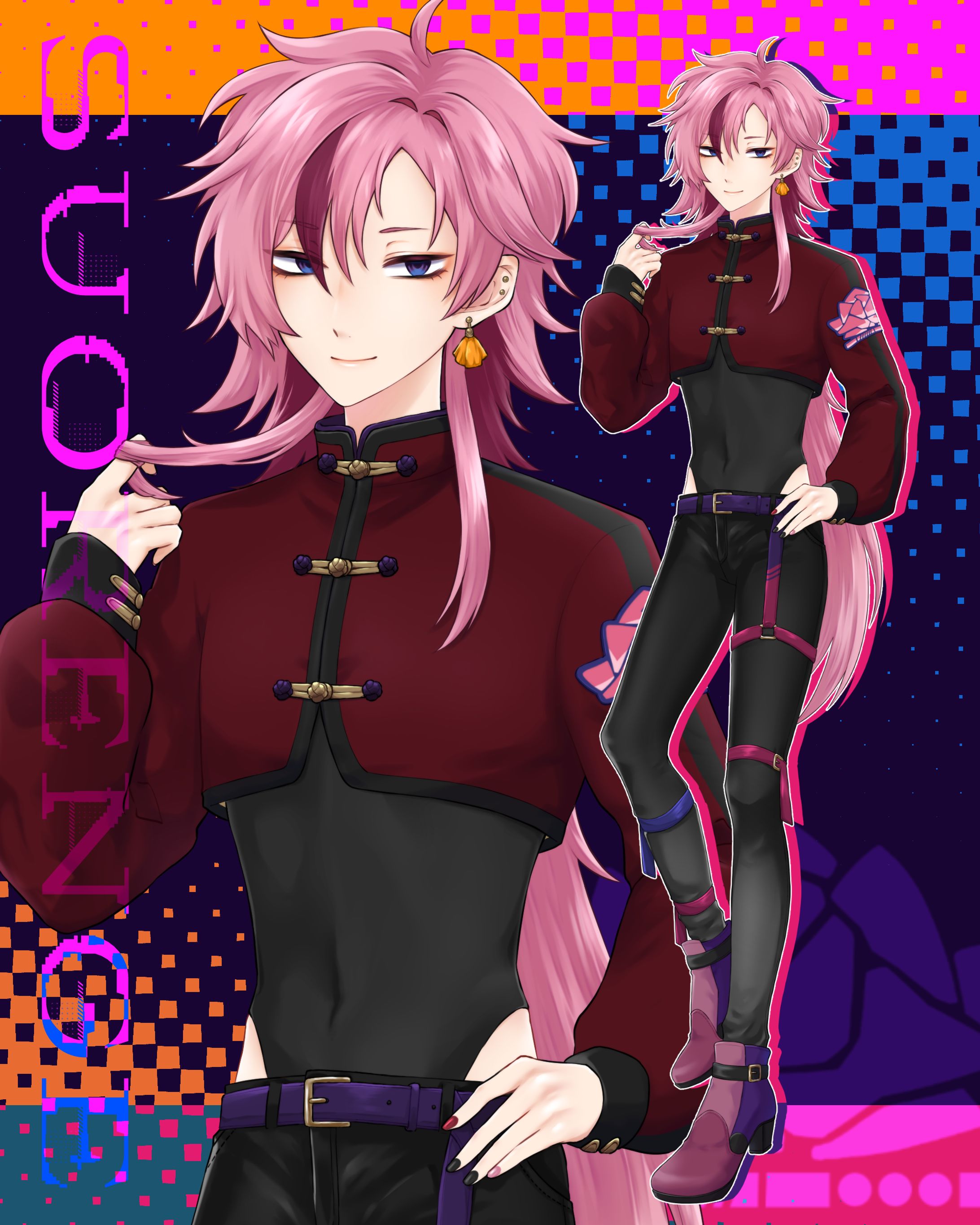 立ち絵、キャラクターデザイン-1