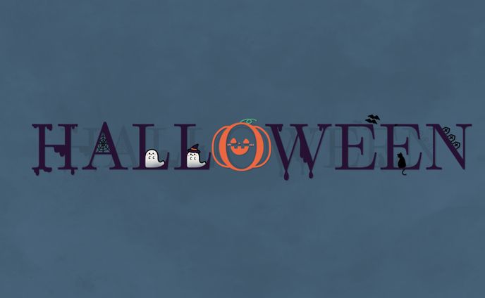 『Halloween』作字デザイン