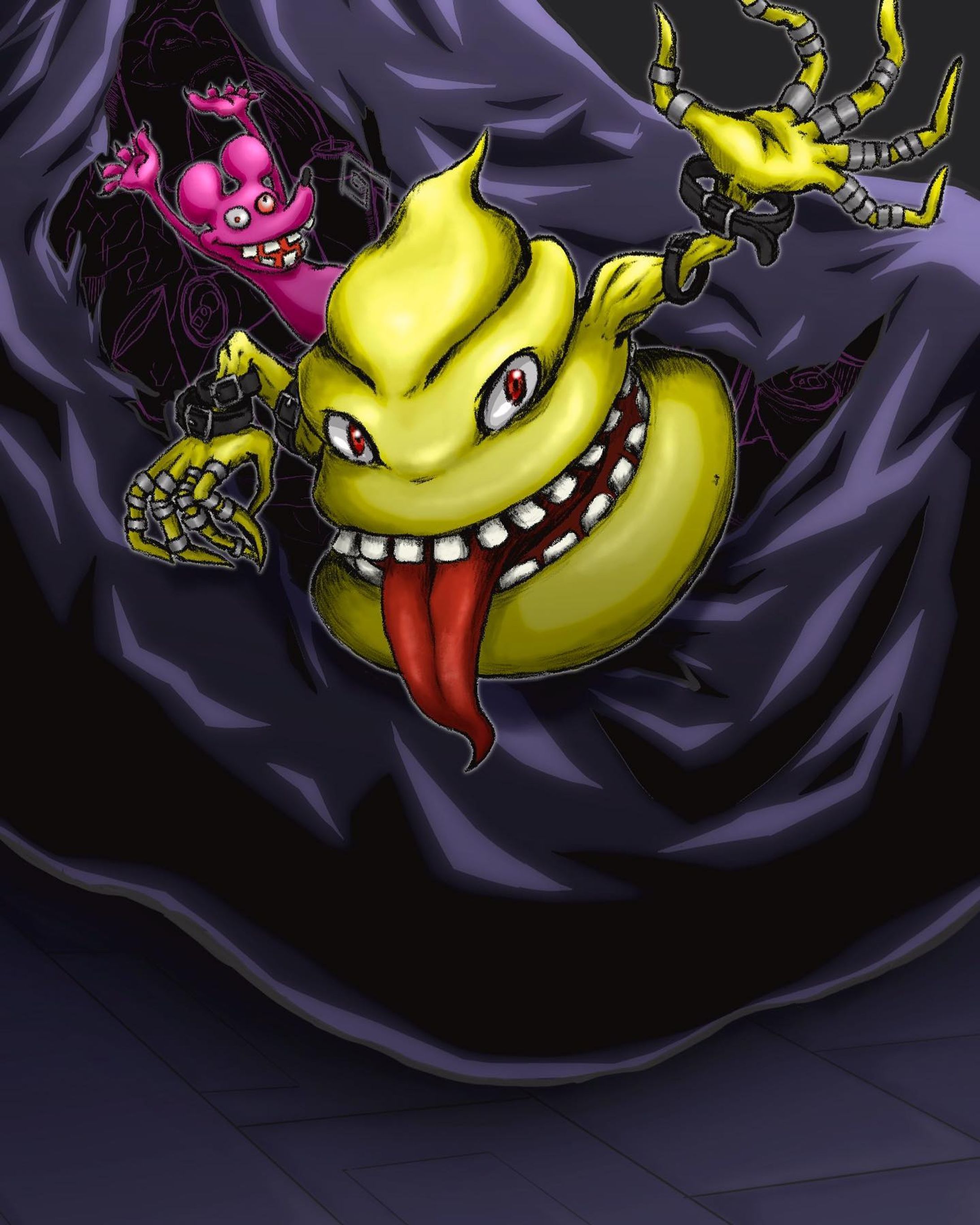 #デジモン #スカモン #チューモン #イラスト #digimon #scumon #tyumon #illustration-1