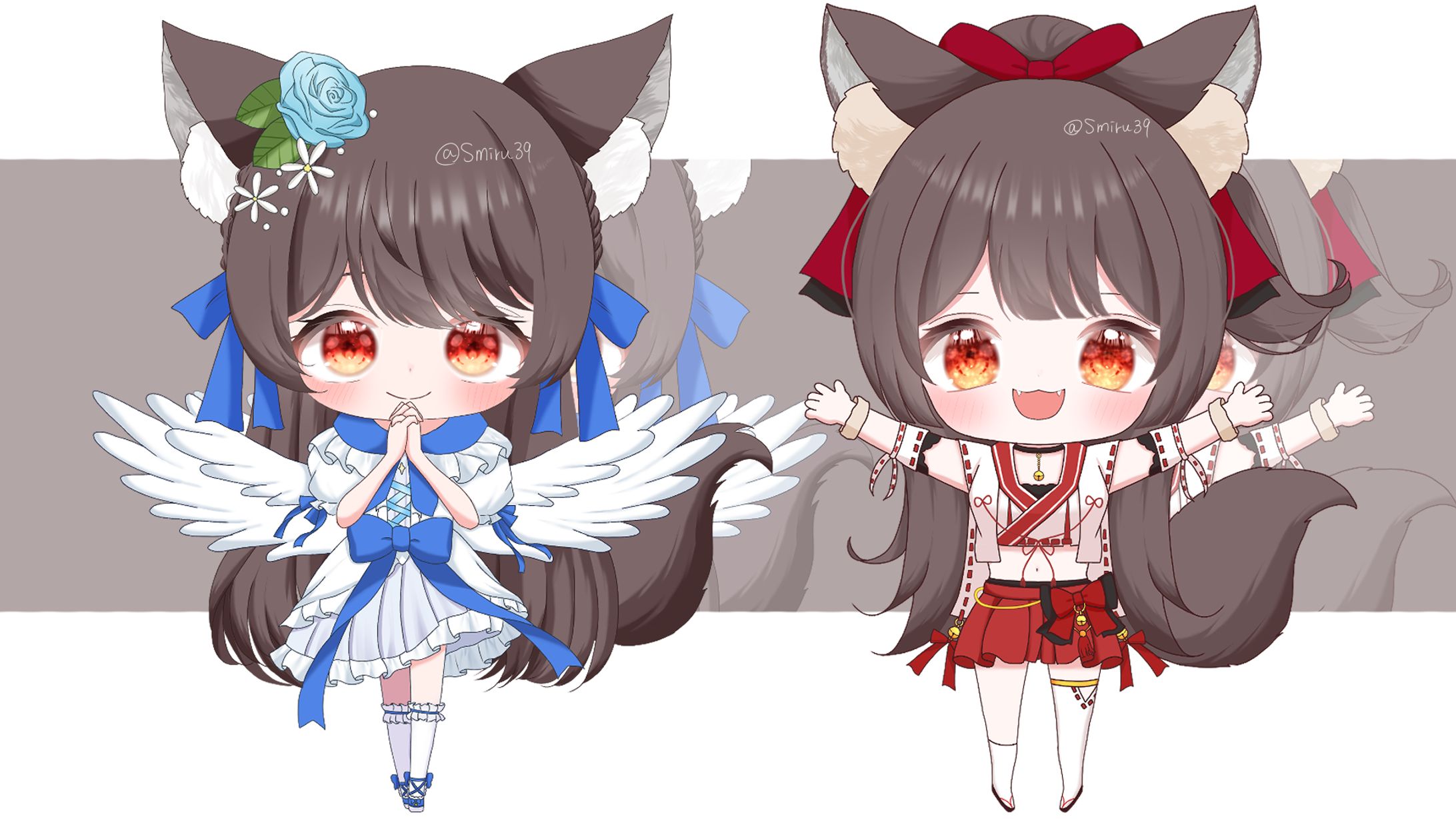 弓庭朱々音様 ミニキャライラスト-1