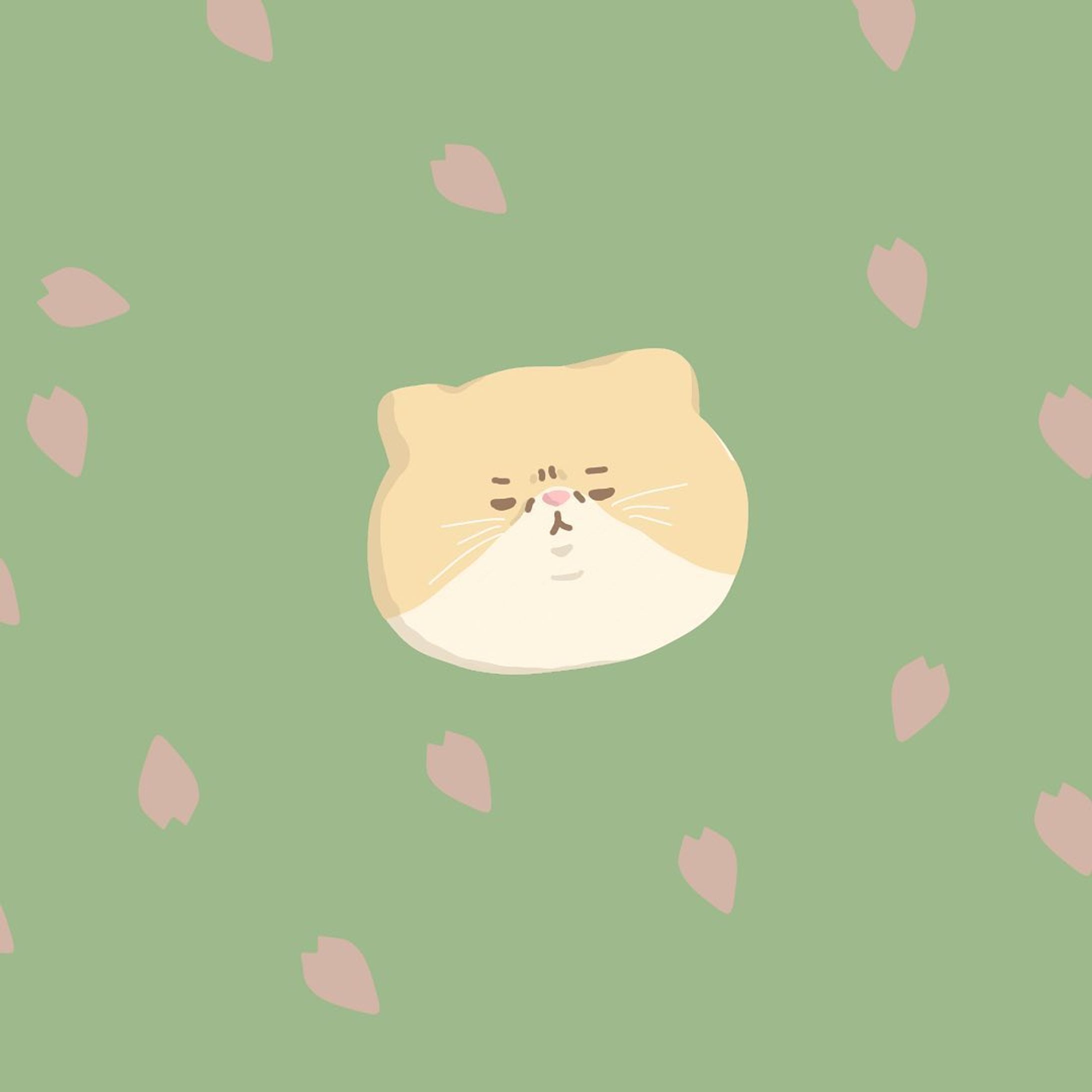 桜満開やね〜お花見行きたい🌸

#イラスト#ゆるいイラスト#猫イラスト-1