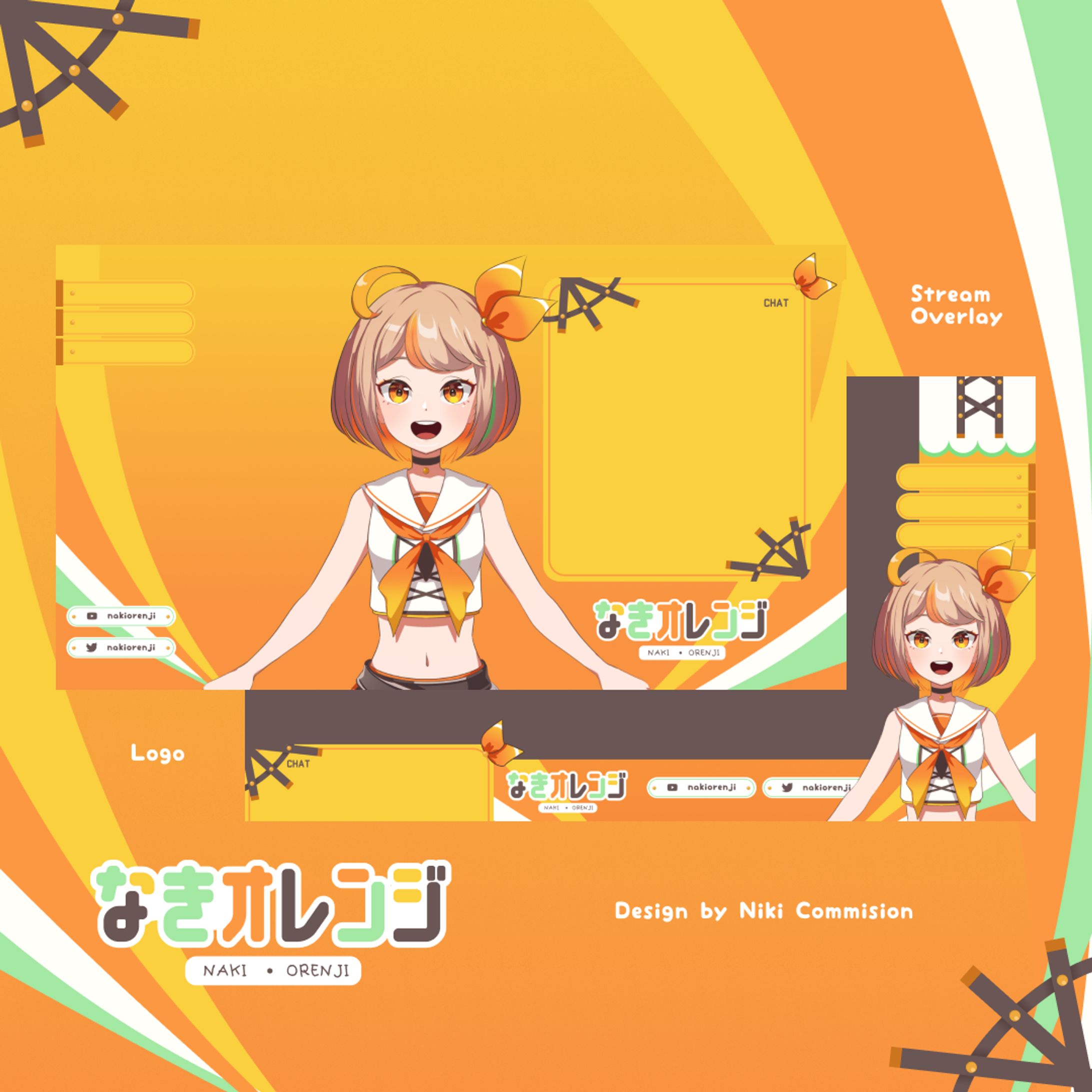 Overlay Gameplay and Just Chatting Naki Orenji-1