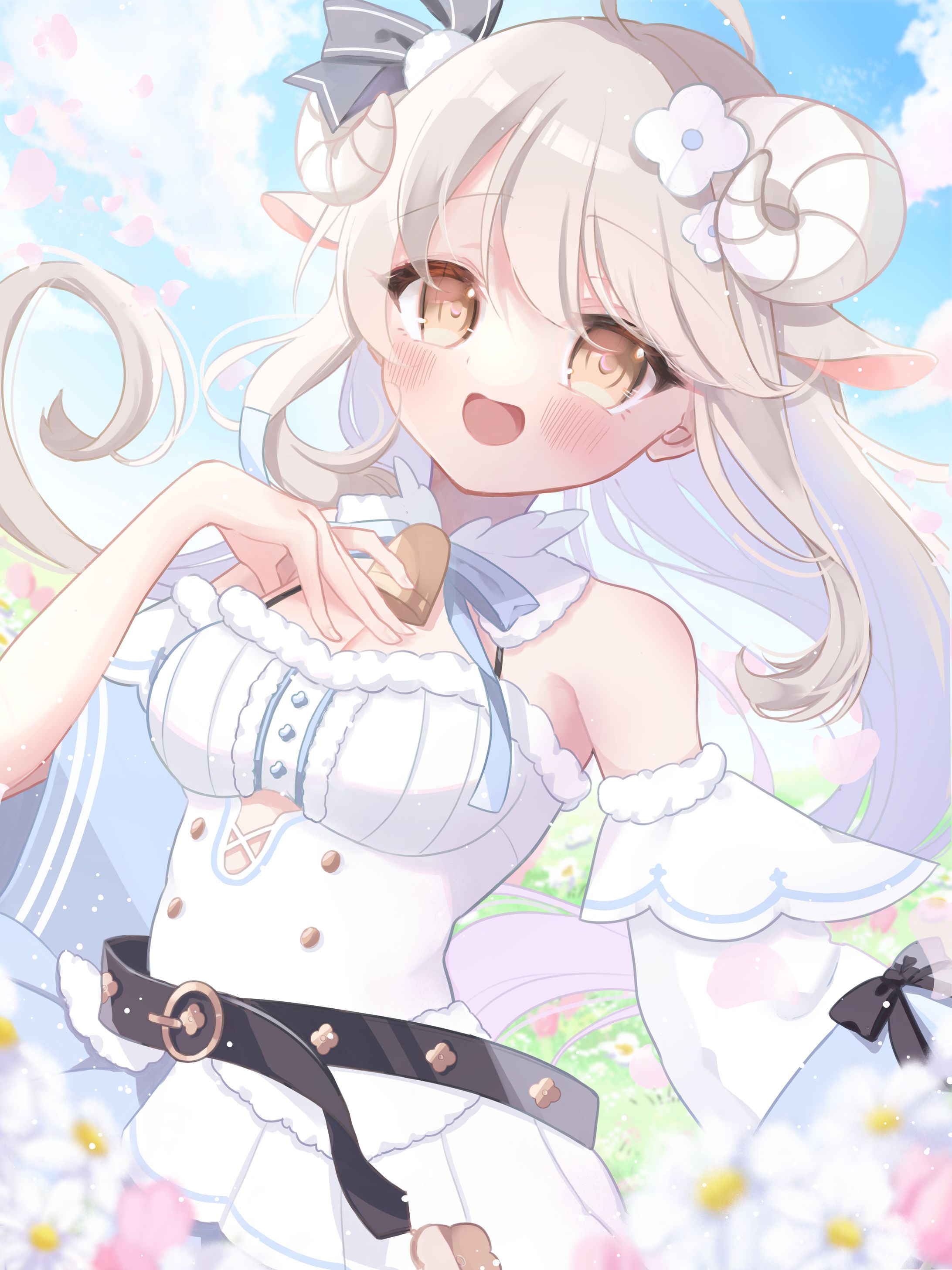 配信周年記念イラスト｜Vtuber様1枚絵　-1