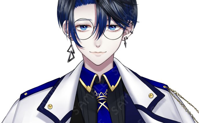 Vtuber 心診 楽 Live2Dキャラクターデザイン