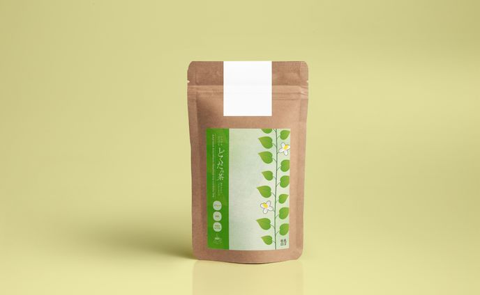 パッケージ ラベル パターンA【どくだみ茶】