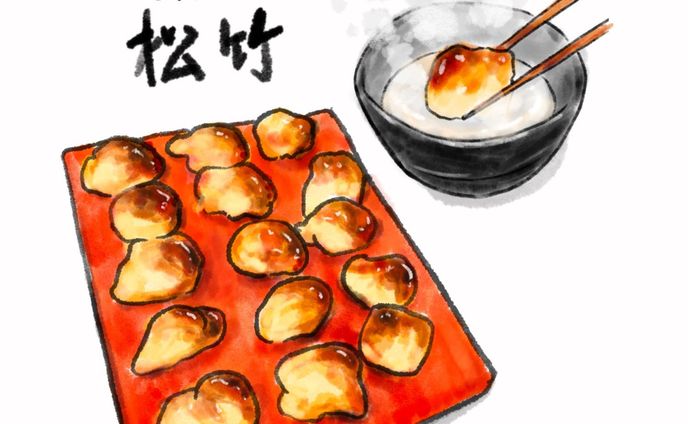 📍兵庫県 / 明石
@tamagoyaki_shouchiku 

明石のたこ焼きは「明石焼」
とは呼ばない「玉子焼」

えええー！初知り

注文して数分で長方形のお皿に
ずらっと並んだ玉子焼たちが！

そのままでパクり😋

たこ焼きよりも生地が軽くてふわふわ、とろとろ〜！
そして熱々のお出汁につけて😆

「玉子焼って飲み物じゃん💗」

そう思っちゃうくらいの
喉越しです🤣w

もっといろんな人に食べてもらいたいと
思う玉子焼きでした😍

#玉子焼き #明石焼 #松竹 #玉子焼き専門店 #玉子焼き専門店松竹 #明石 #たこ焼き #兵庫観光 #兵庫グルメ #明石グルメ #玉子焼き #食べ歩き #takoyaki #tamagoyaki #hyogo #お絵かき #イラスト #illustration #食べ物イラスト