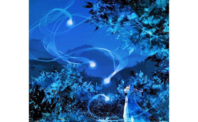夏の山。
真夜中の不思議。
、
。
私生活で色々あり、全く絵が描けませんでした。
やっと描けて嬉しいです。

#イラスト #漫画絵 #オリジナルイラスト #アート#夜 #不思議 #青 #illustration #digitalart #digitalillustration #art