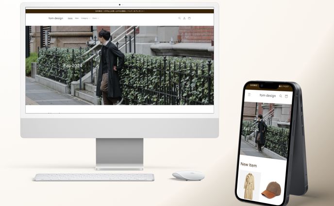 【Shopifyサイト / アパレル】アパレルブランドのECサイト