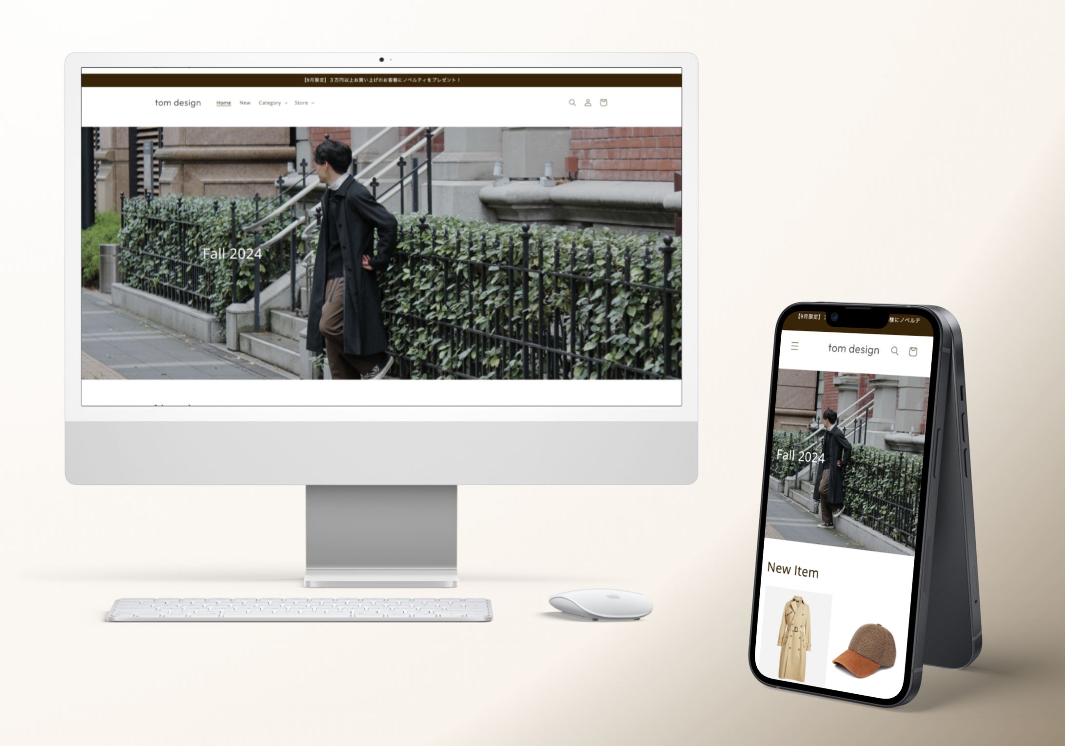 【Shopifyサイト / アパレル】アパレルブランドのECサイト-1