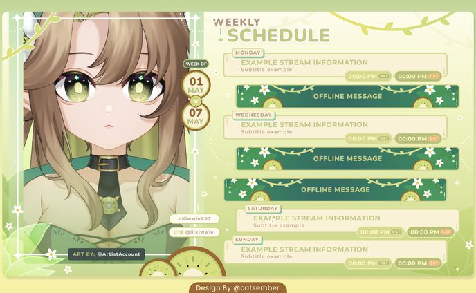 絵、schedule