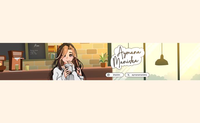 Banner Youtube For Aymana Manisha