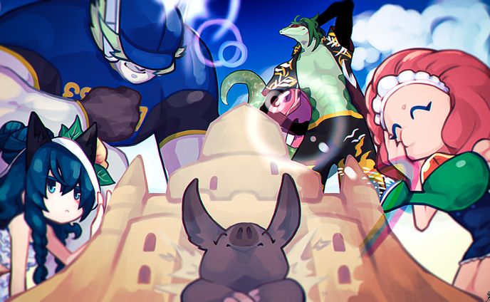 【TW】4人ピンナップ