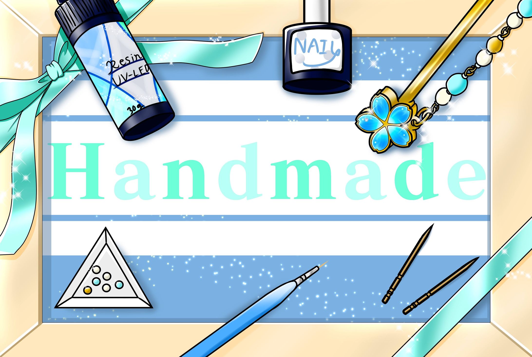 イラスト本表紙　ハンドメイド-1
