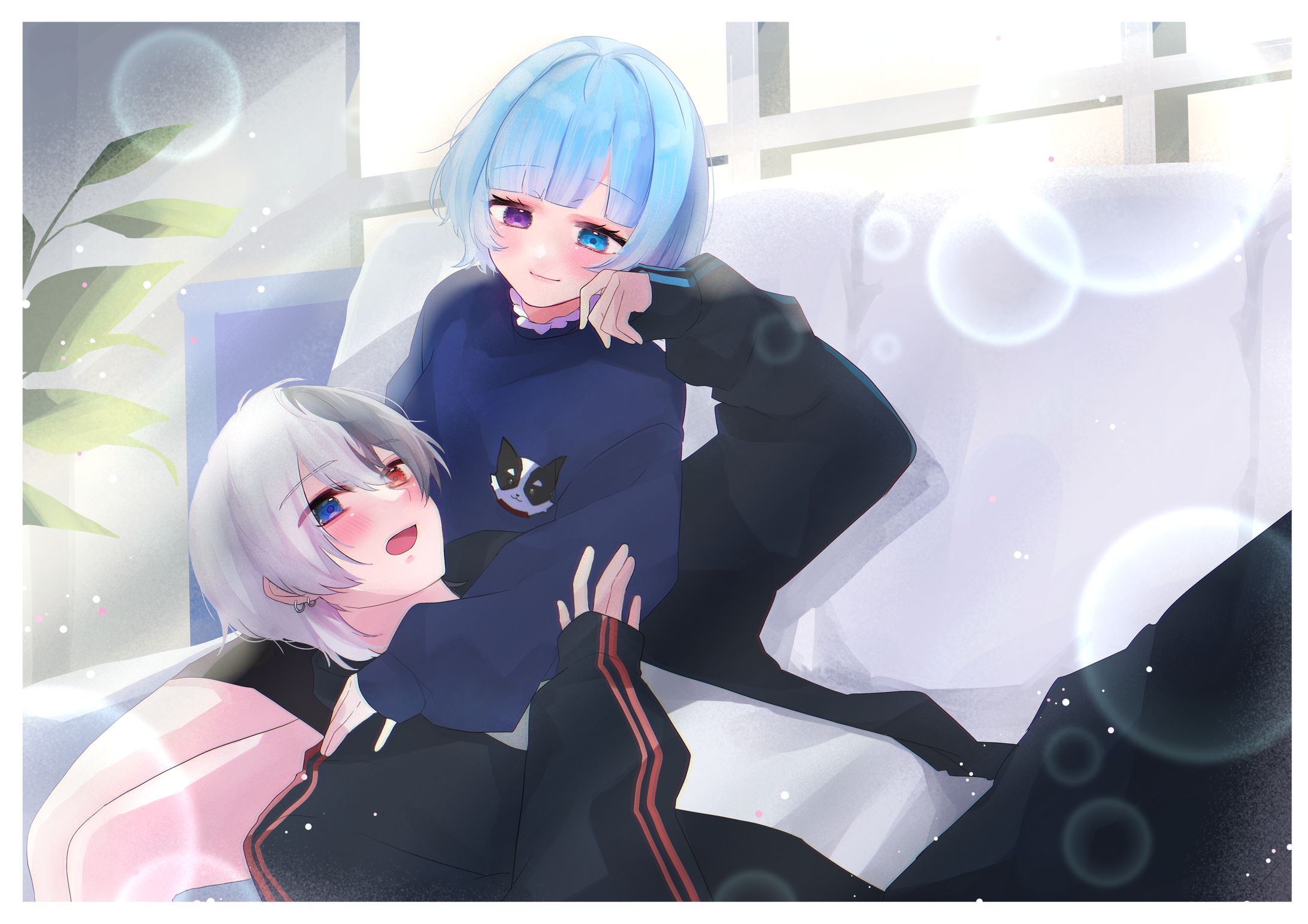 蒼瀬るん様、冬神わむ様　一枚絵-1