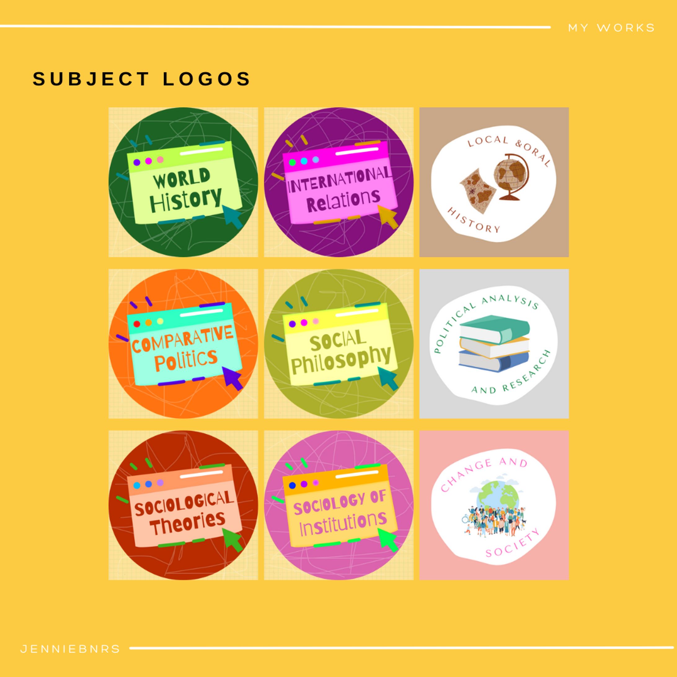 Logos for Course Subjects-1