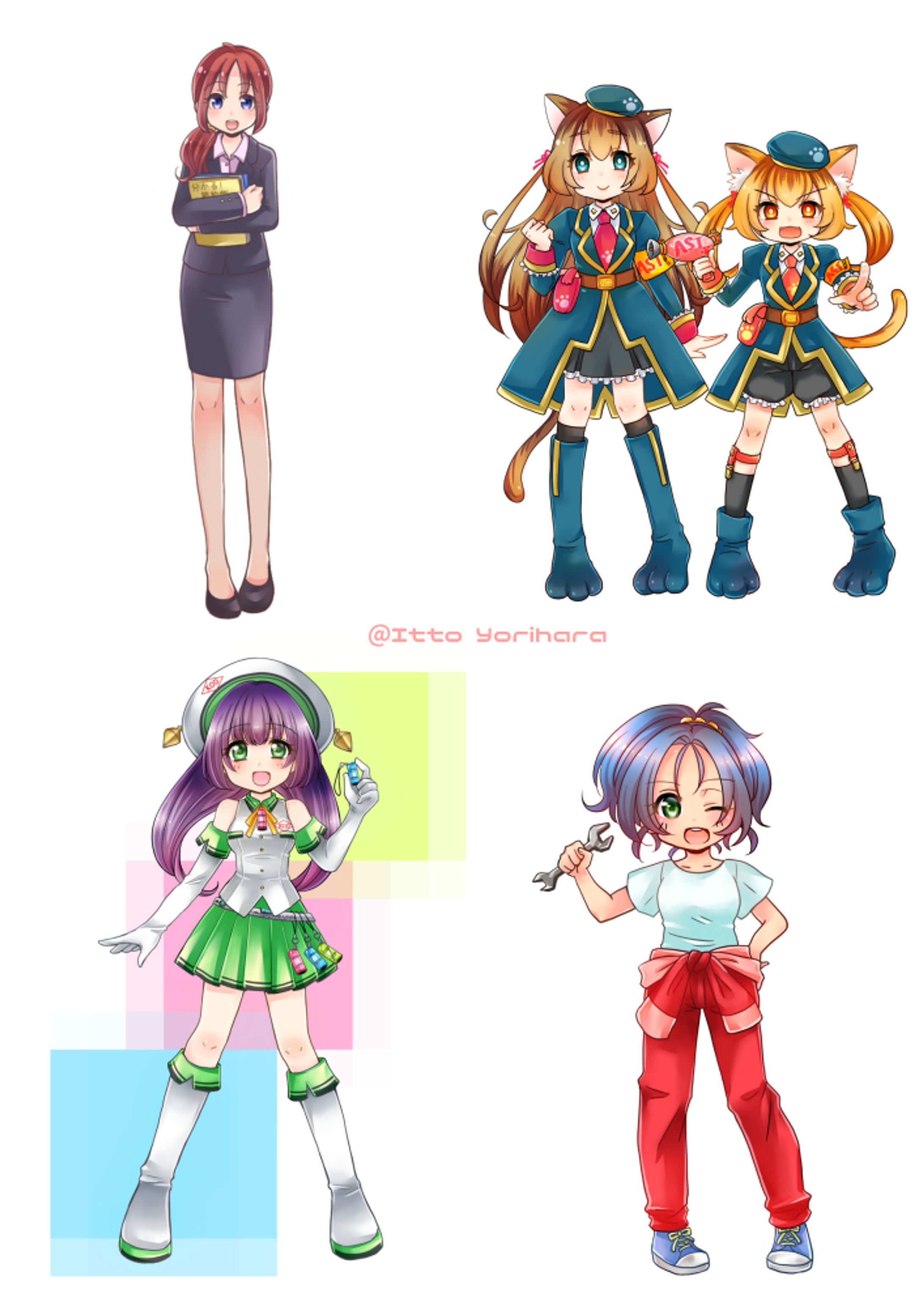 擬人化キャラコンペ提出作品(未採用)-1