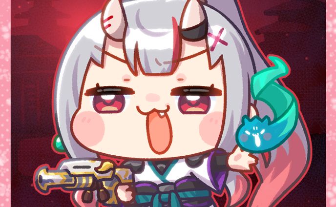 ホロライブ所属 百鬼あやめ様 サムネイル用イラスト