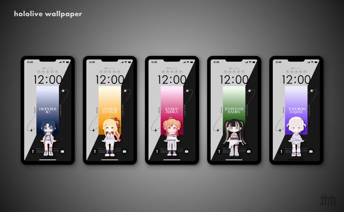 【二次創作】スマホ壁紙 ReGLOSS 瞬間ハートビート