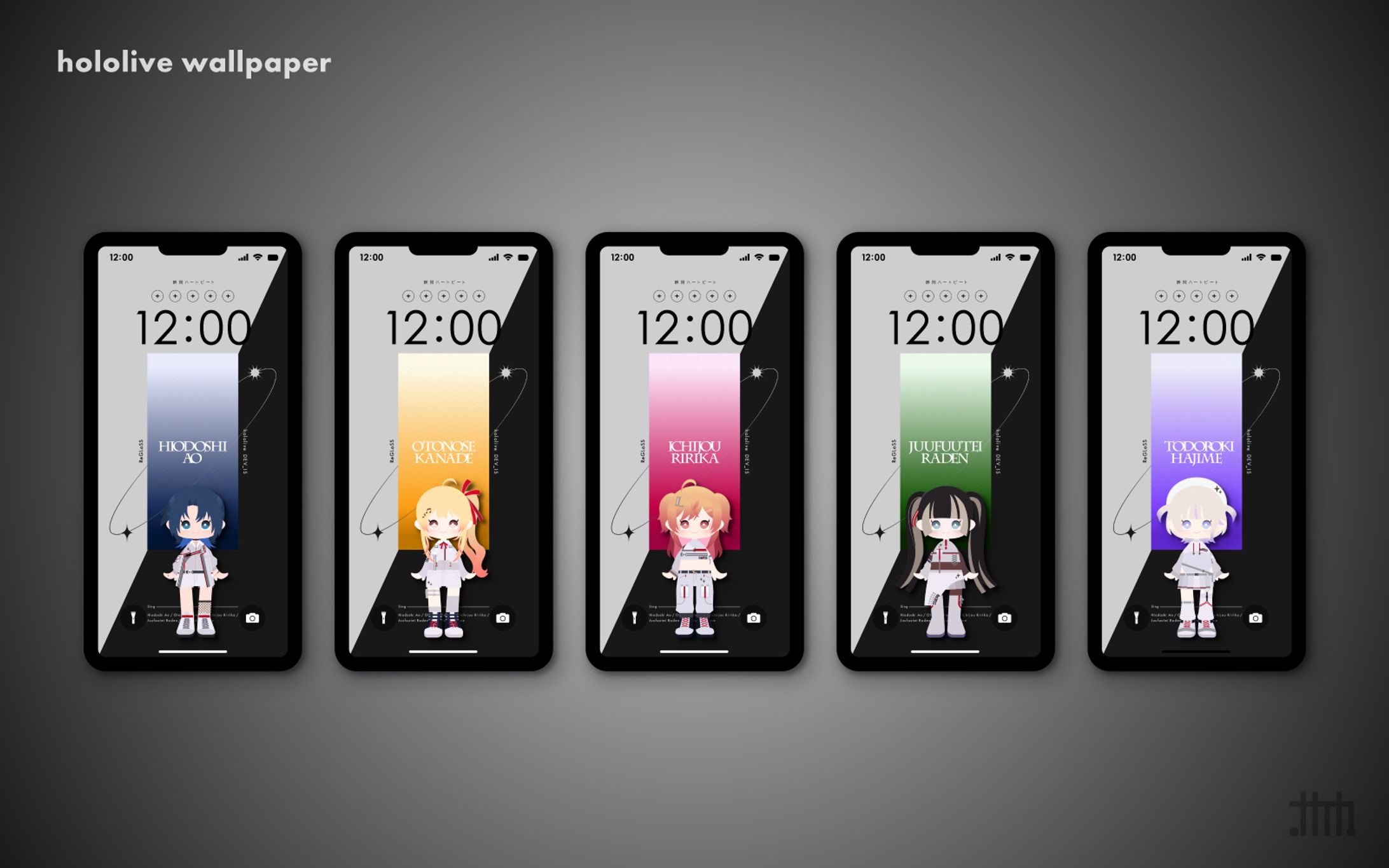 【二次創作】スマホ壁紙 ReGLOSS 瞬間ハートビート-1
