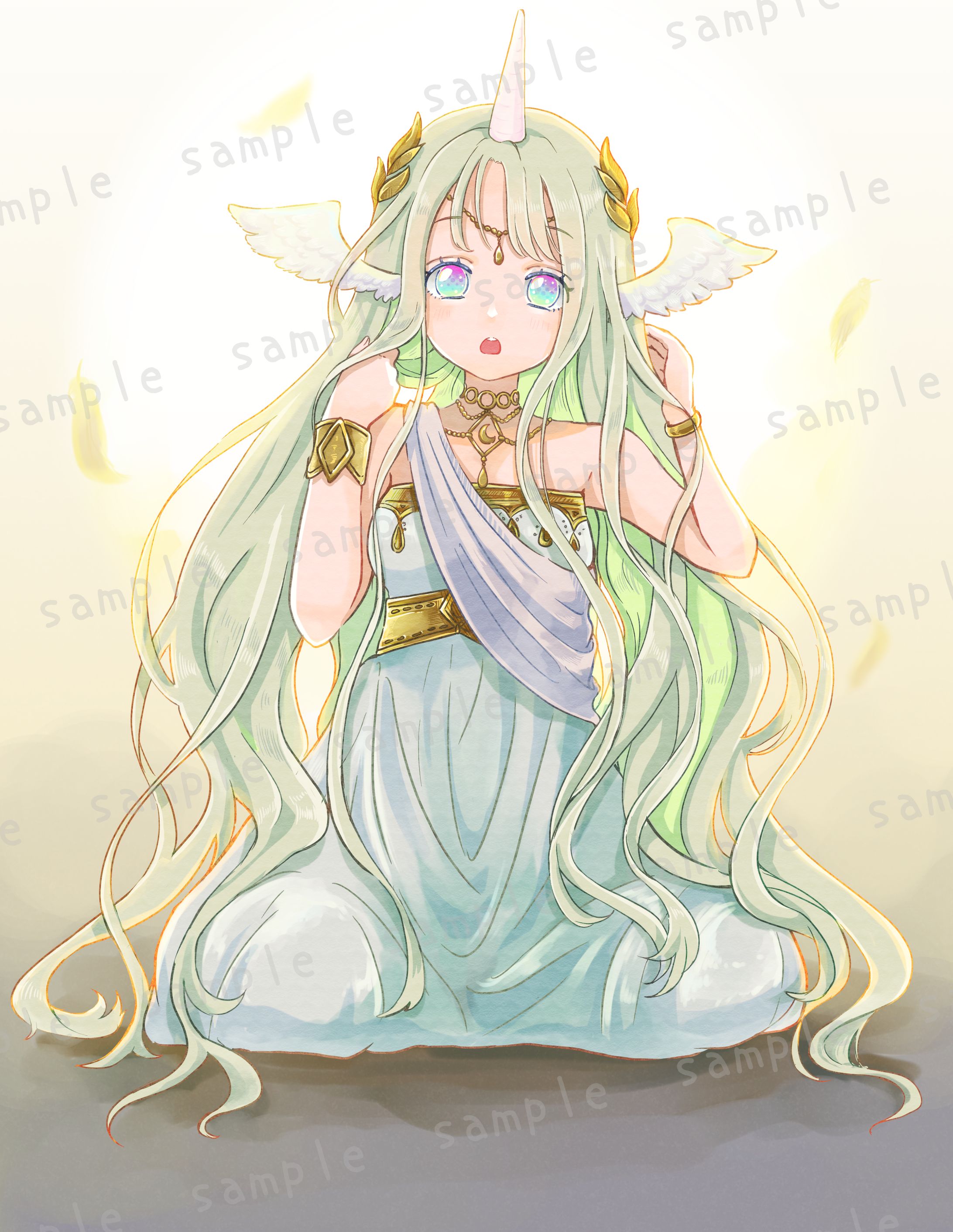 ペガサス風　キャラクターイラスト-1