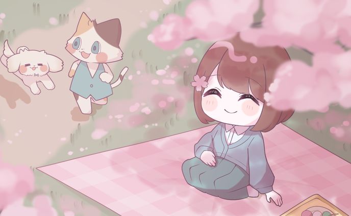 たまさんブログ用イラスト