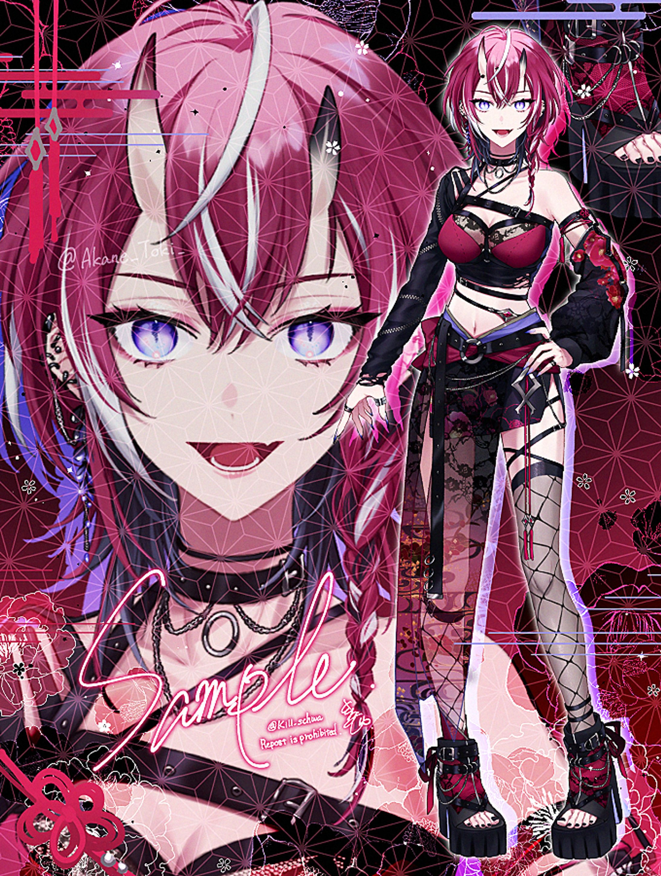 【お仕事】朱音斗鬼 様　キャラクターデザイン&立ち絵-1