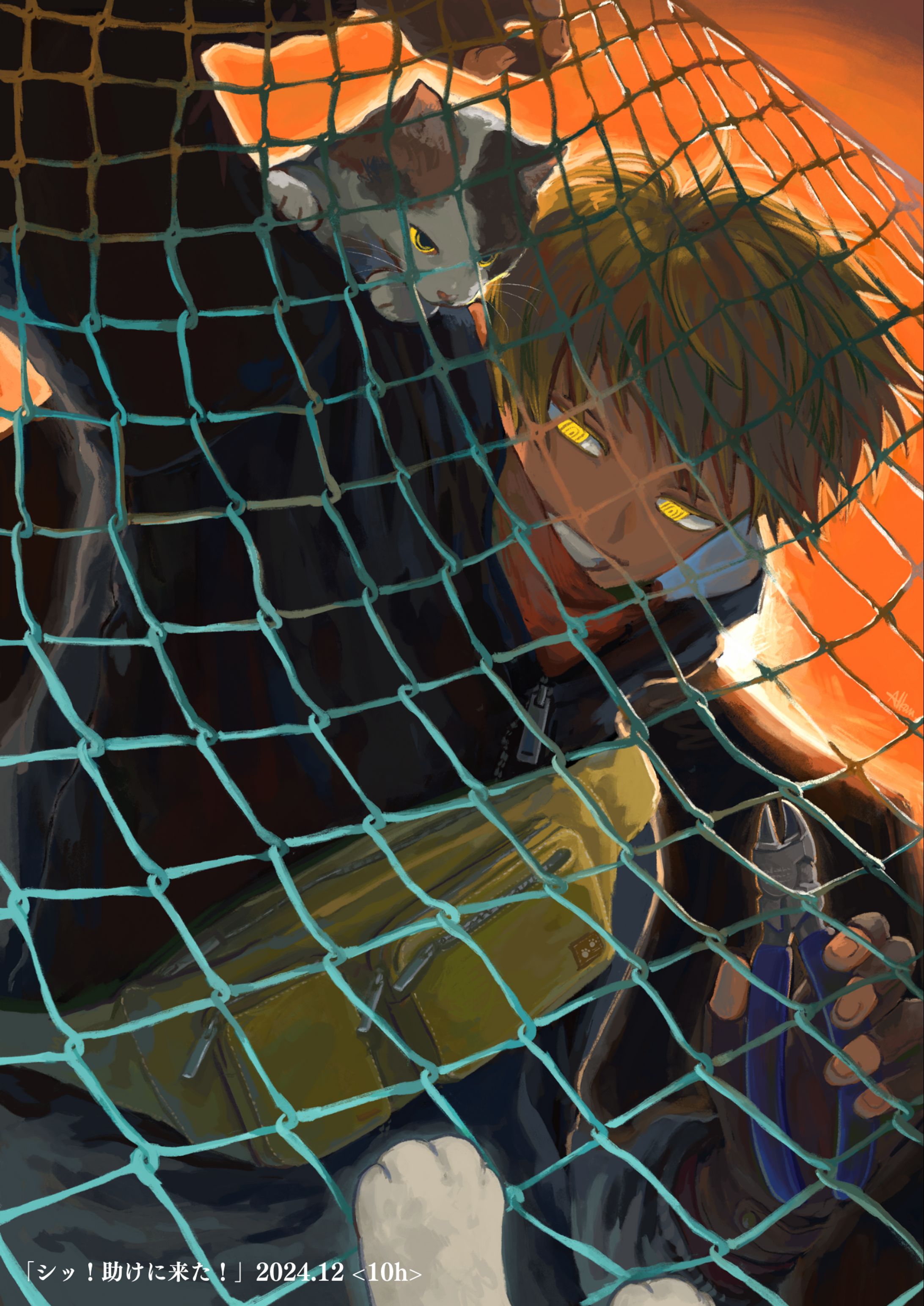 【自主制作まとめ】ダイナミックな構図の一枚絵-1