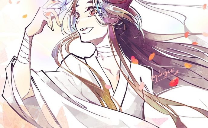 「「三郎啊！」
❄
❄
#天官赐福 #谢怜 #xielian #tgcf #illustration #illust #illustgram #drawing #art #イラスト #イラストグラム
