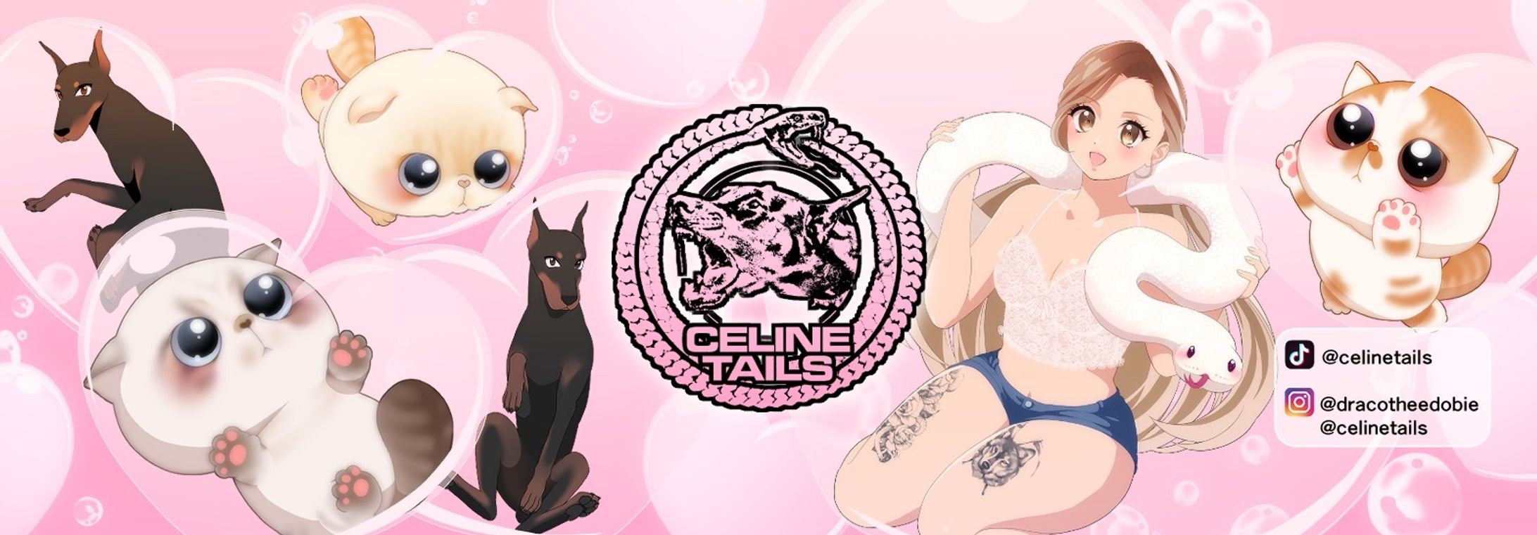 【CELINE TAILS様】YouTubeバナー-1