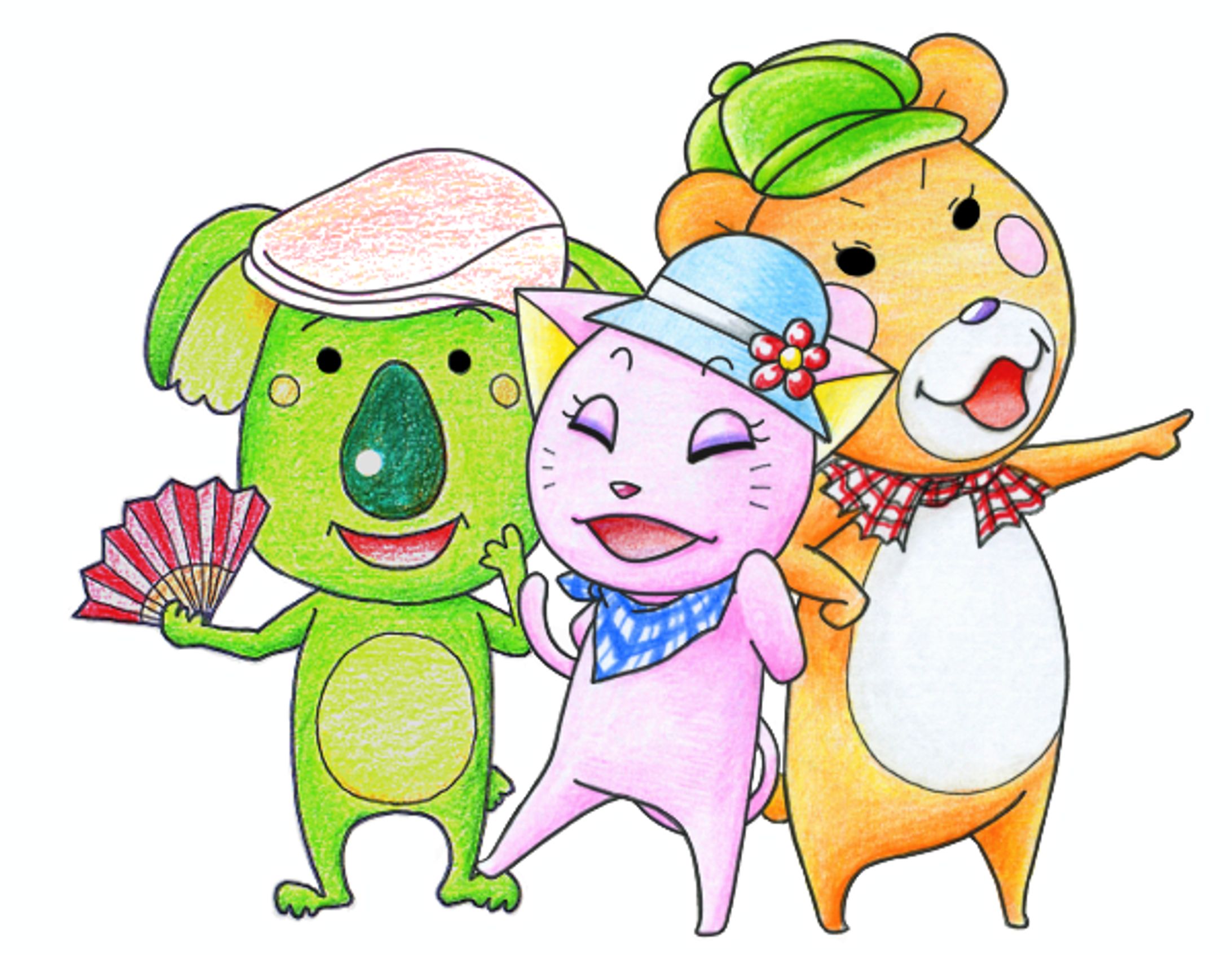 【キャラデザ／アナログ】くまたまラジオ→エブリモーニング-1