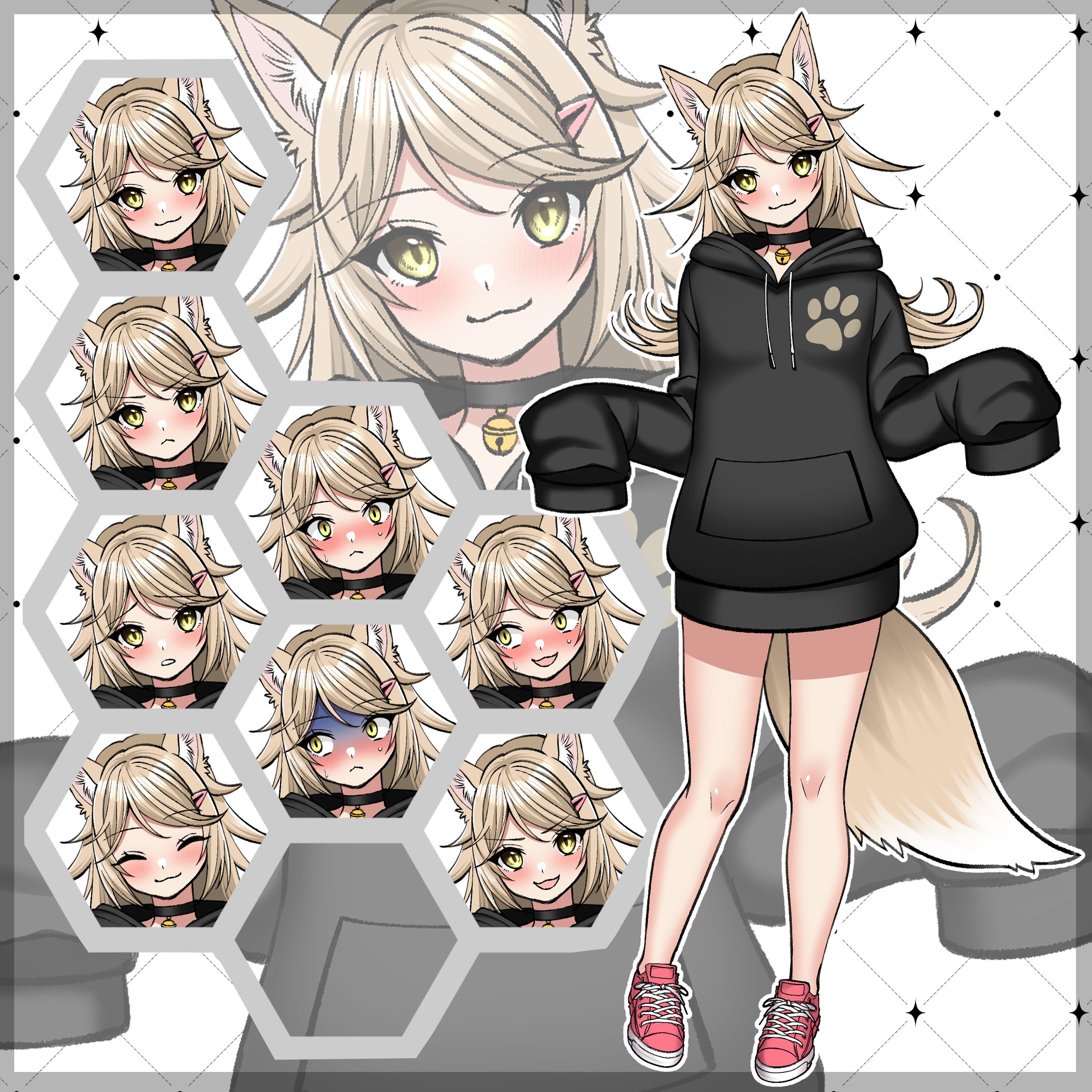 【立ち絵】キャラデザ　差分-1