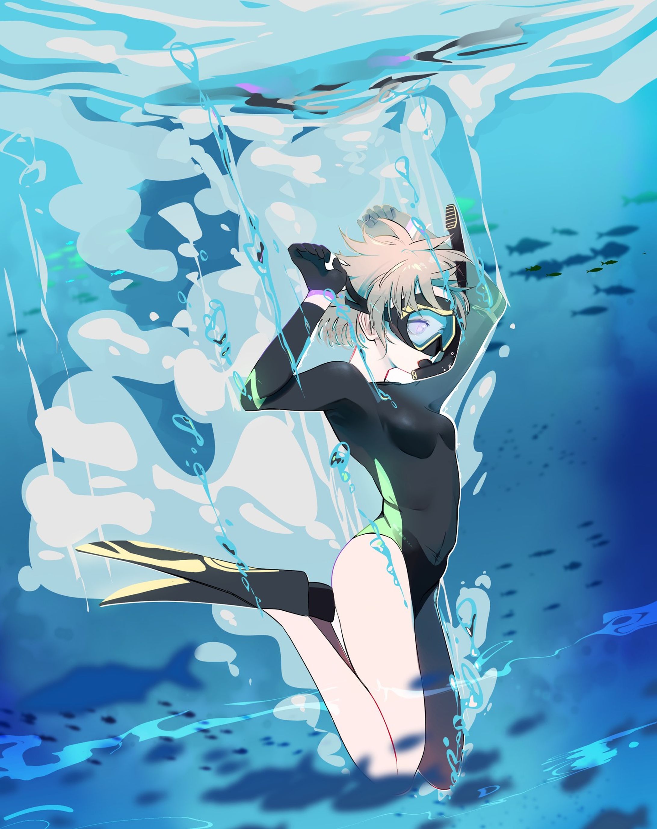 【創作】ダイビング-1