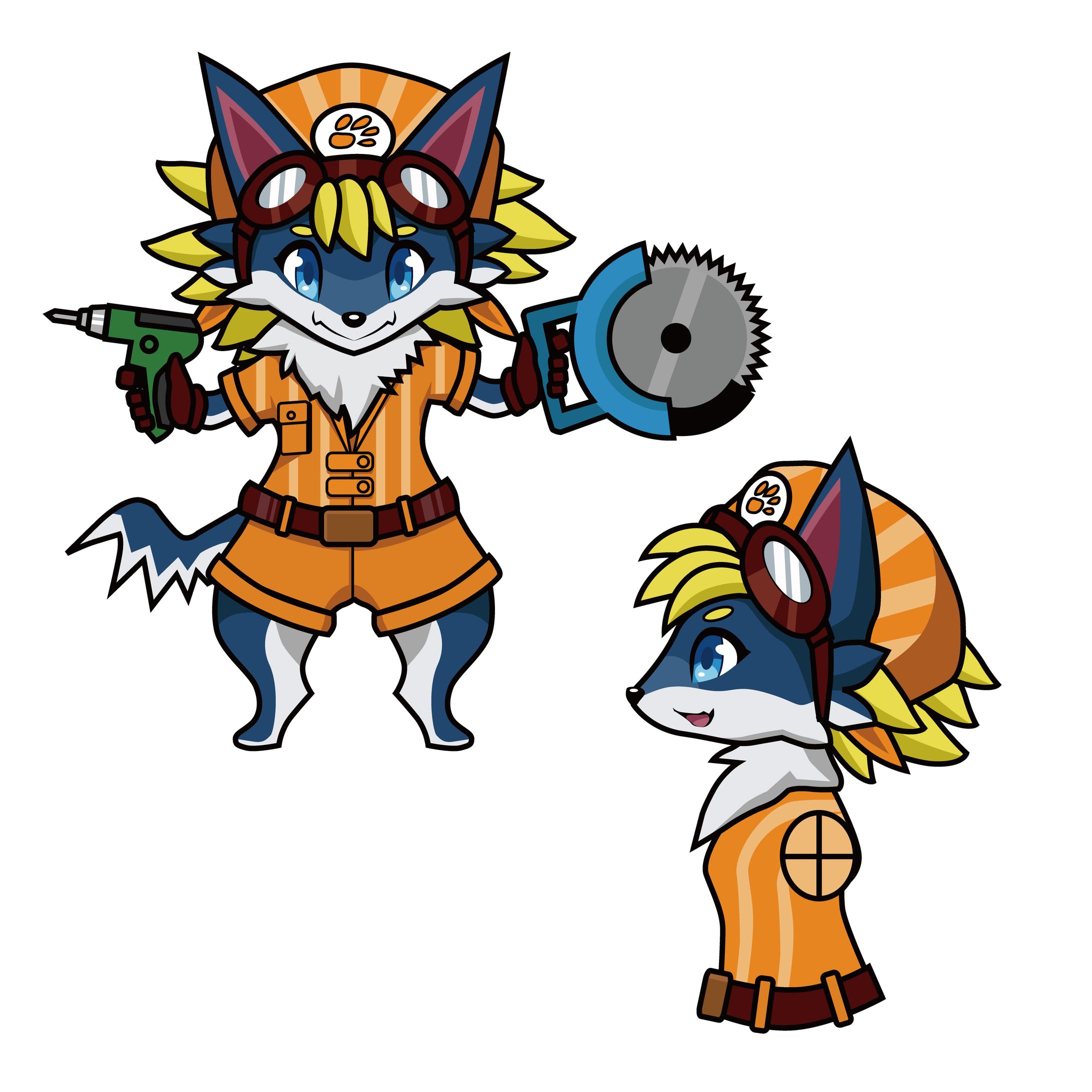 コンペティション用イラスト【オオカミ】-1