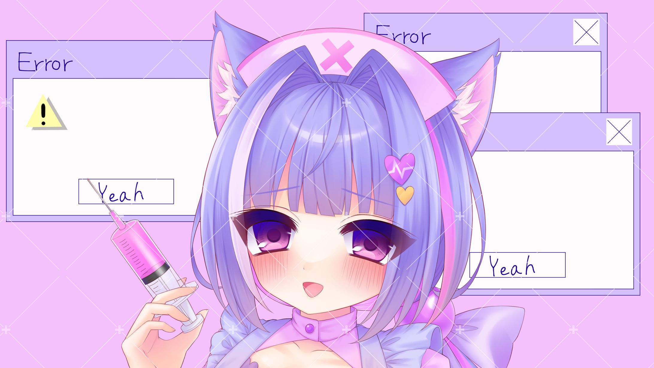 Vtuber満月りこる様動画イラスト-1