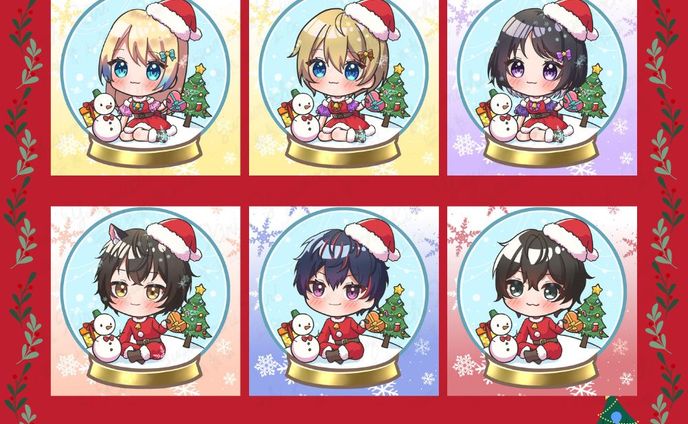クリスマス量産企画イラスト2024