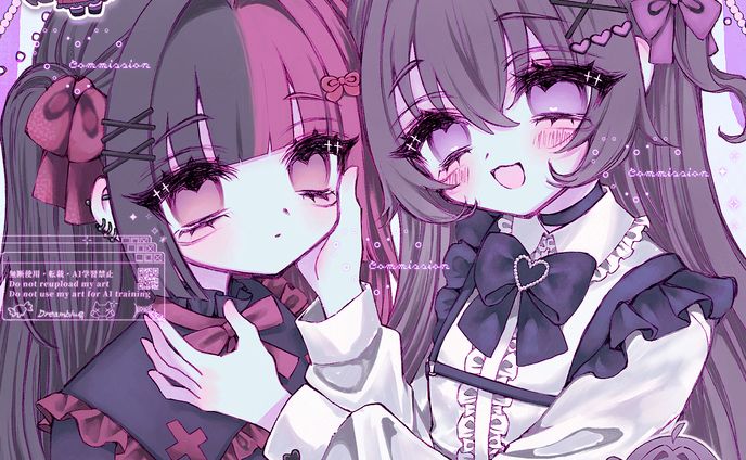 個人様 二人イラスト御依頼 ミニキャラ付き