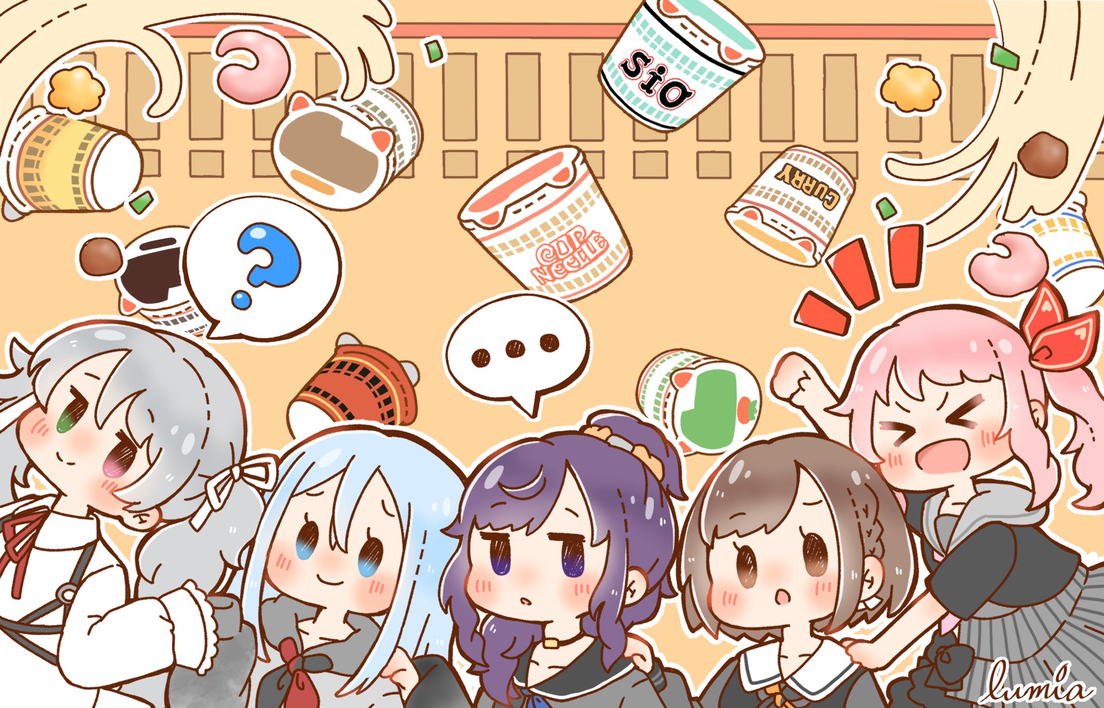 プロセカファンアート　カップヌードル-1