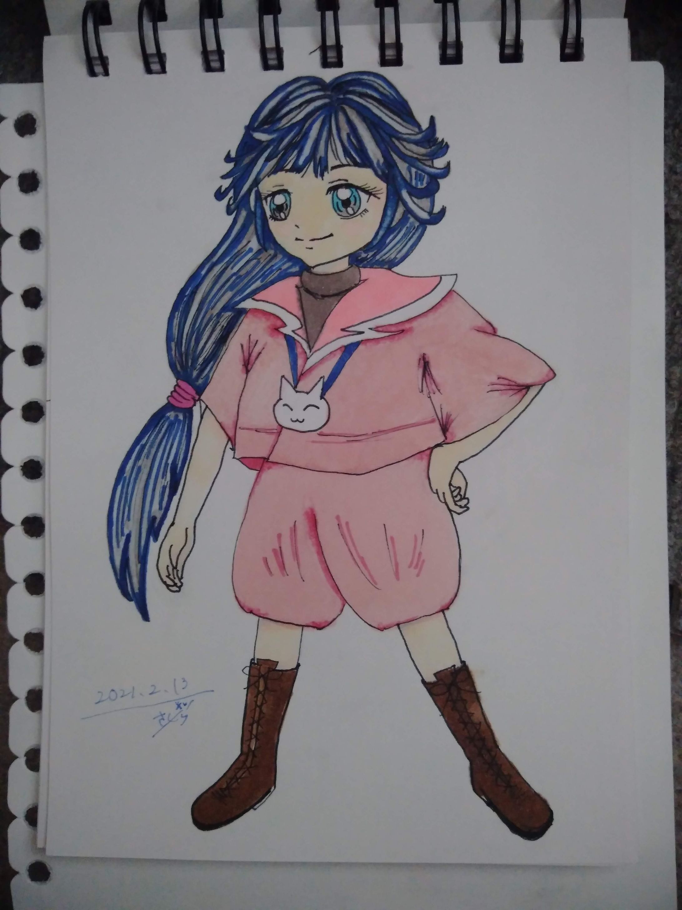 アナログイラストsample画像⑧-1