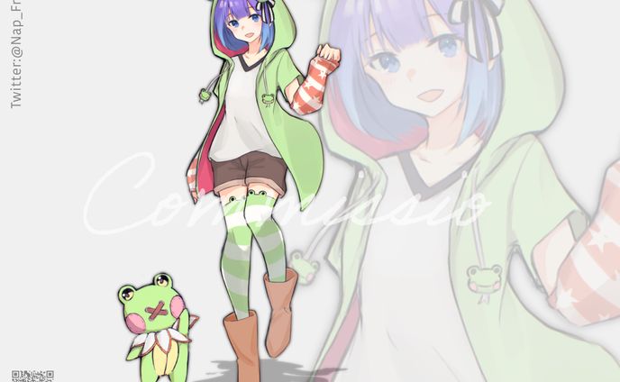 カラーラフ立ち絵